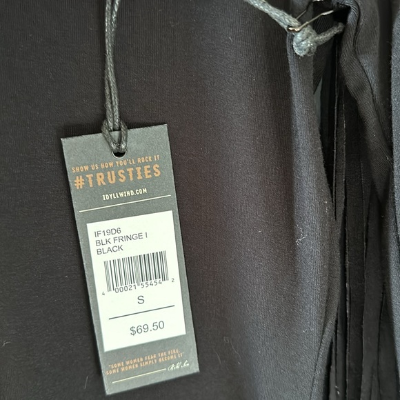 Idyllwind “I Feel Like Dancing” Black Fringe Dress - Picture 5 of 5